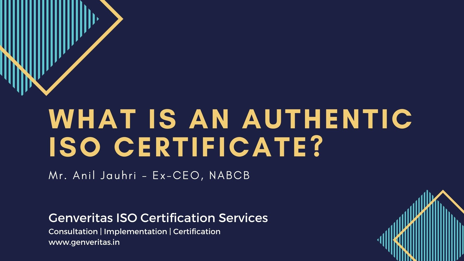 What is an Authentic ISO Certificate?